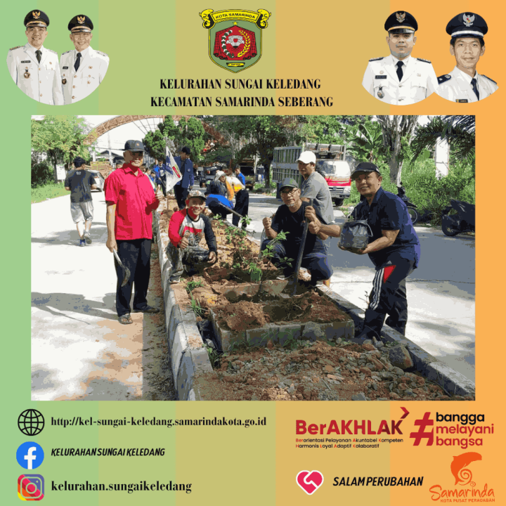 Kegiatan Gotong Royong Di Lingkungan RT Kel.Sungai Keledang