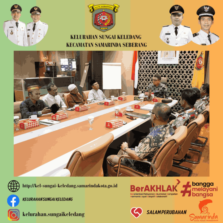 Audiensi Pengurus Mesjid Jami Ash Shabirin Kelurahan Sungai Keledang Bersama Bapak Walikota Samarinda Dr.H.Andi Harun
