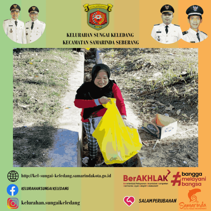 Aksi Bersih Lingkungan Dalam Rangka Hari Peduli Sampah Nasional (HPSN) Tahun 2024, Dengan Tema Atasi Sampah Plastik Dengan Cara Produktif.