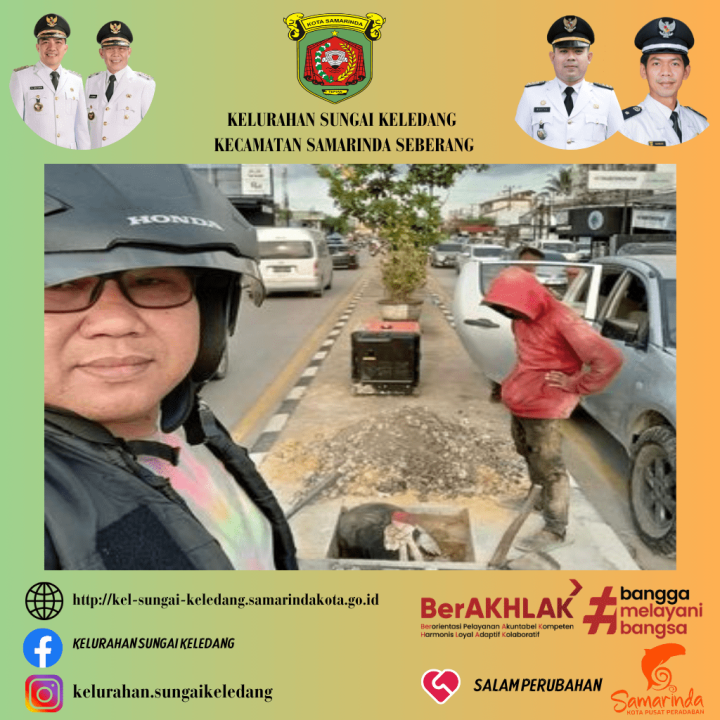Monitoring Pekerjaan Penggalian Lubang Lampu Penerangan Jalan Umum (LPJU) Jl.Bung Tomo Poros