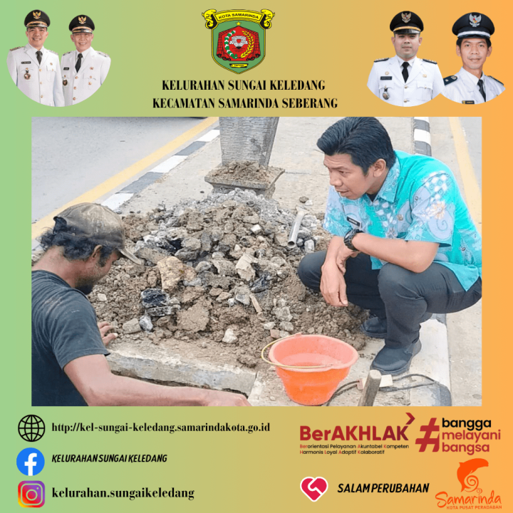 Monitoring Pekerjaan Penggalian Lubang Lampu Penerangan Jalan Umum (LPJU) Jl.Bung Tomo Poros