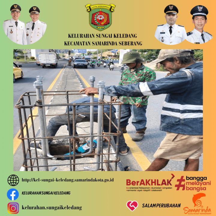 Monitoring TPS Bawah Jembatan & Pengerjaan Lubang Tiang PJU Jl.Bung Tomo