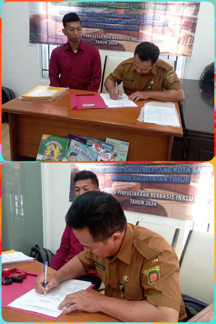 Menerima Bantuan Buku dari Perpusnas RI Tahap 2