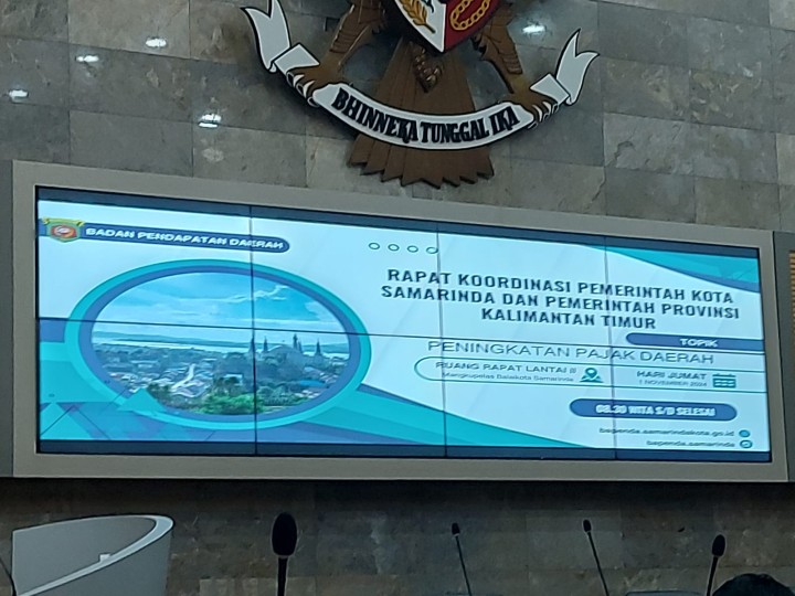 Rapat Koordinasi Peningkatan Pajak Daerah Pemerintah Kota Samarinda dan Pemerintah Provinsi Kalimantan Timur 