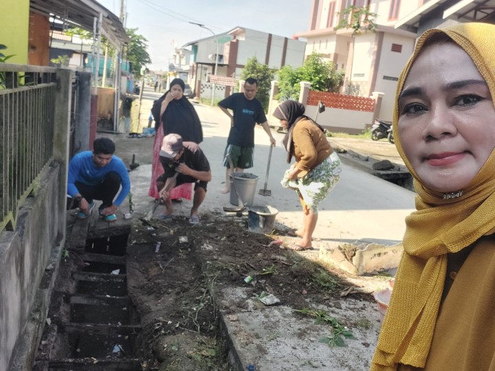 Semangat Gotong Royong Warga RT 22, 24, 26, dan 30 Kelurahan Sungai Keledang