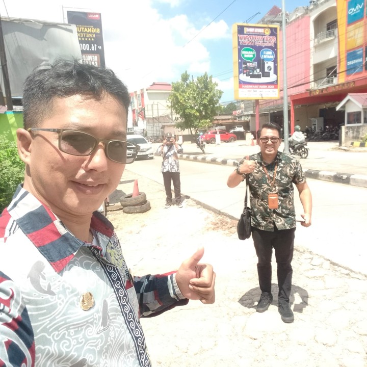 Pendampingan Tim PU Provinsi – Pelebaran Jalan Bung Tomo