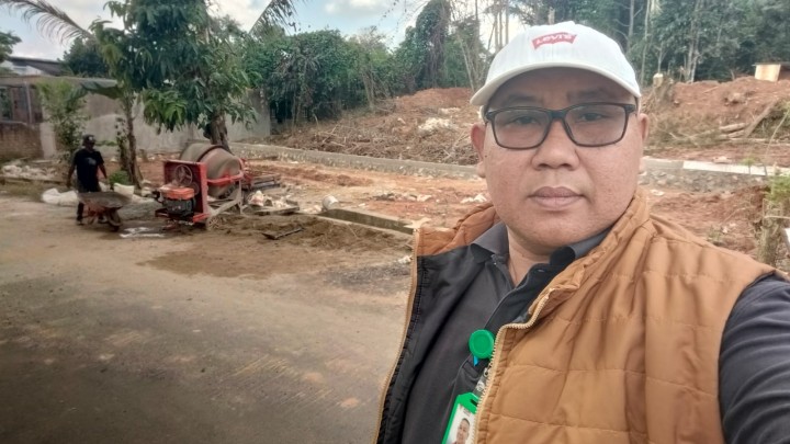 Monitoring Pembangunan Pagar Aset Daerah