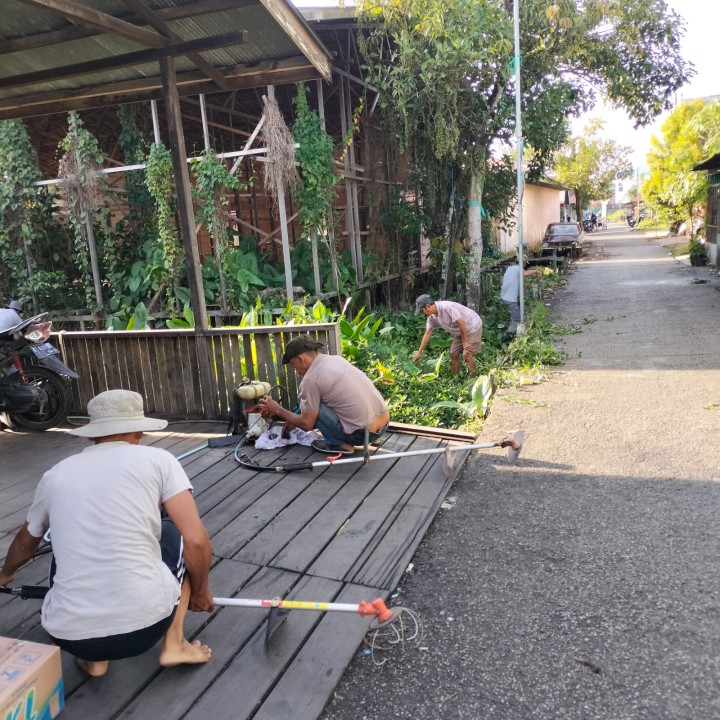 Semangat Gotong Royong Warga Sungai Keledang