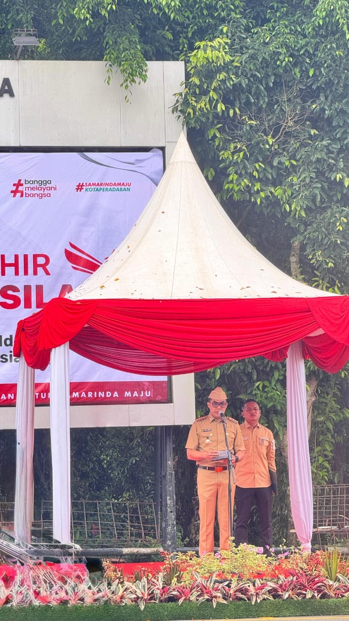 Peringatan Hari Lahir Pancasila: Lurah Sungai Keledang Hadir dalam Upacara di Balaikota
