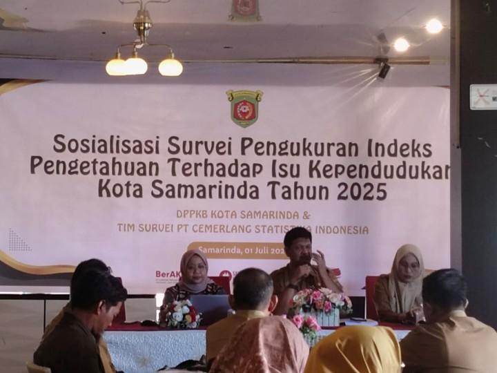 Sosialisasi Survei Indeks Pengetahuan Isu Kependudukan Kota Samarinda Tahun 2025 || Selasa, 01 Juli 2025