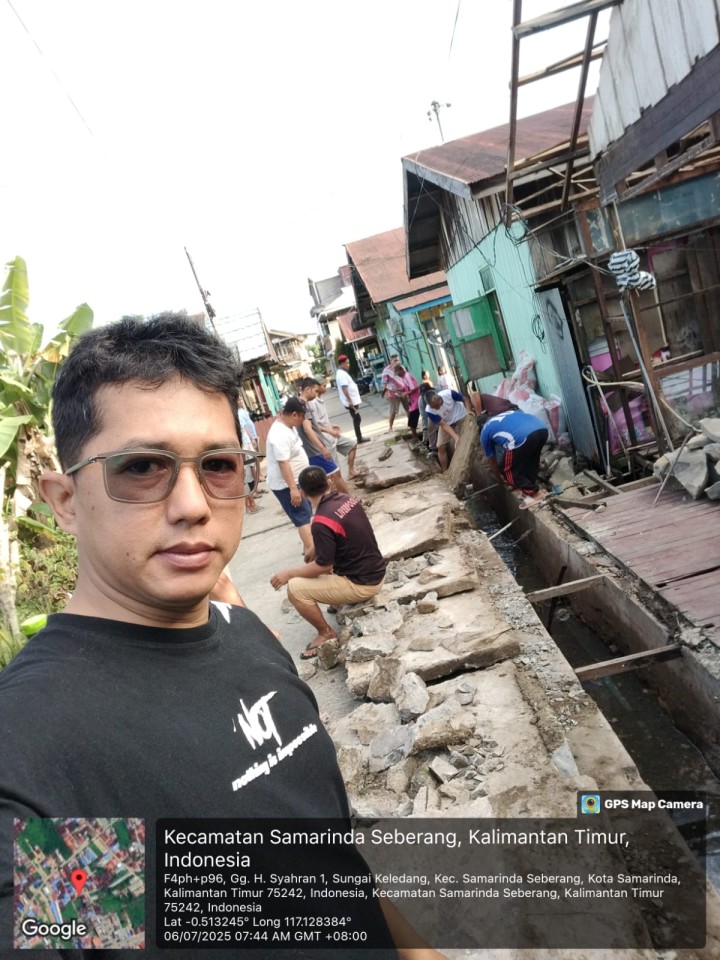 Gotong Royong Bersama Warga Sungai Keledang || Minggu, 06 Juli 2025