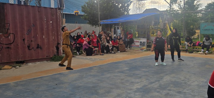 Pembukaan Pertandingan Voli Putri Antar RT se-Kelurahan Sungai Keledang || Selasa, 05 Agustus 2025