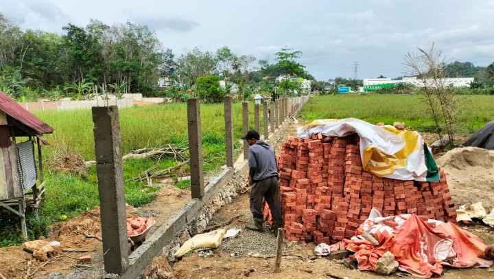 Monitoring Pekerjaan Pembangunan Pagar dan Tanah Aset Daerah || Rabu, 06 Agustus 2025