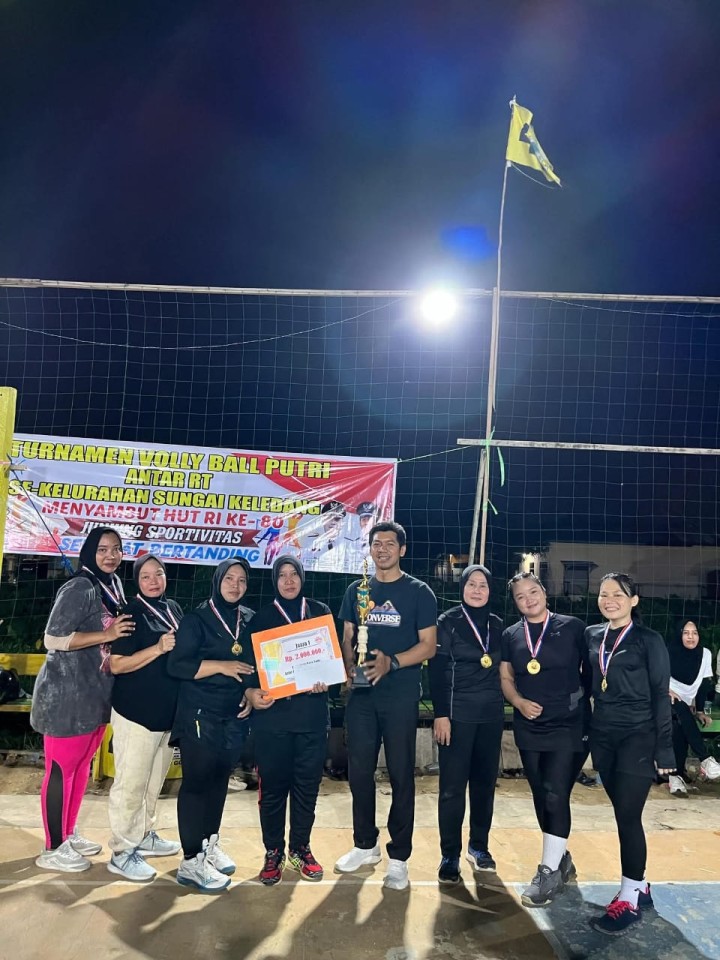 Final Turnamen Voli Putri Antar RT se-Kelurahan Sungai Keledang || Rabu, 06 Agustus 2025