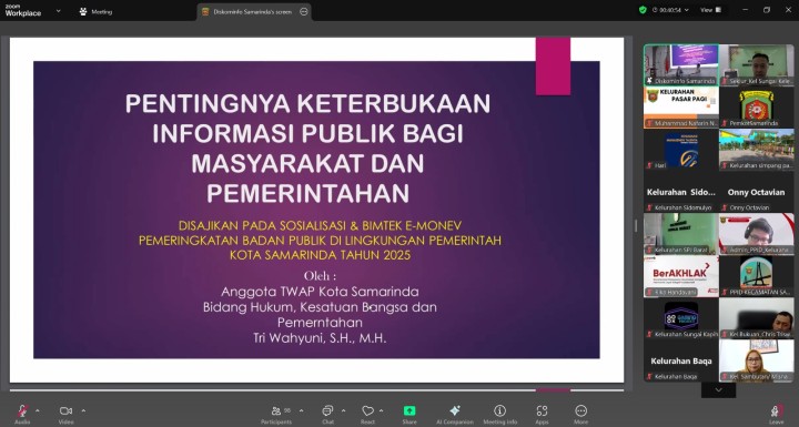 Pembukaan Sosialisasi dan Bimtek E-Monev Pemeringkatan Badan Publik || Selasa, 19 Agustus 2025