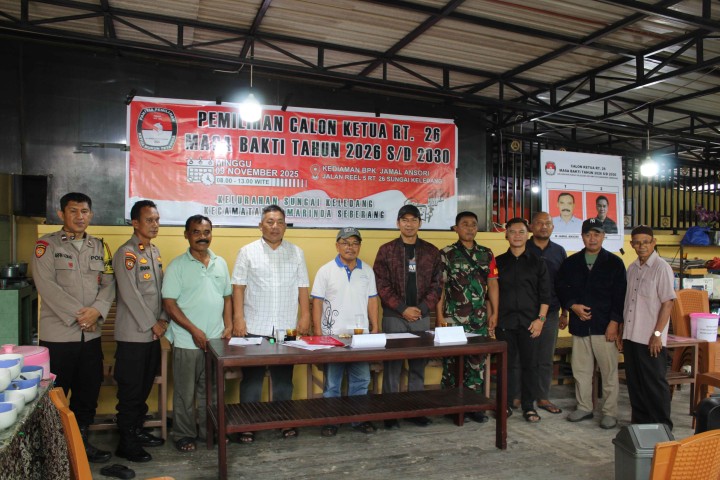 Monitoring dan Pelaksanaan Pemilihan Ketua RT Serentak Se-Kelurahan Sungai Keledang  || Minggu, 09 November 2025
