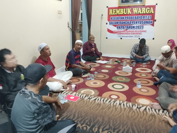 Rembuk Warga RT 31 Jl. Bung Tomo, Gg. Langgar || Minggu, 23 November 2025