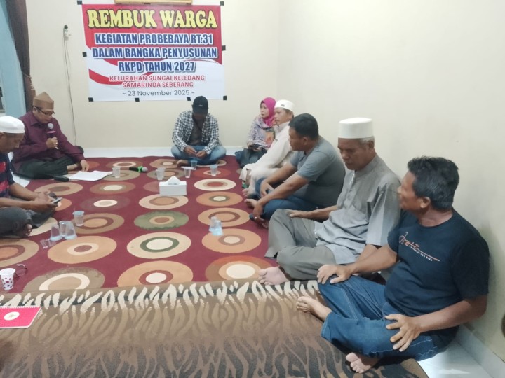 Rembuk Warga RT 31 Jl. Bung Tomo, Gg. Langgar || Minggu, 23 November 2025