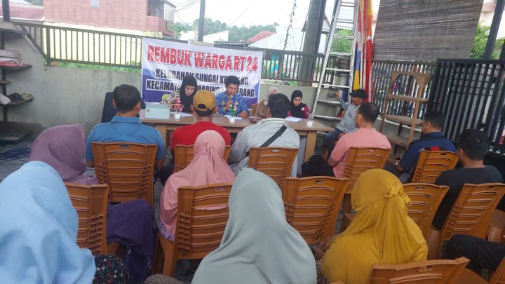 Rembuk Warga RT 24 Jl Reel || Senin, 01 Desember