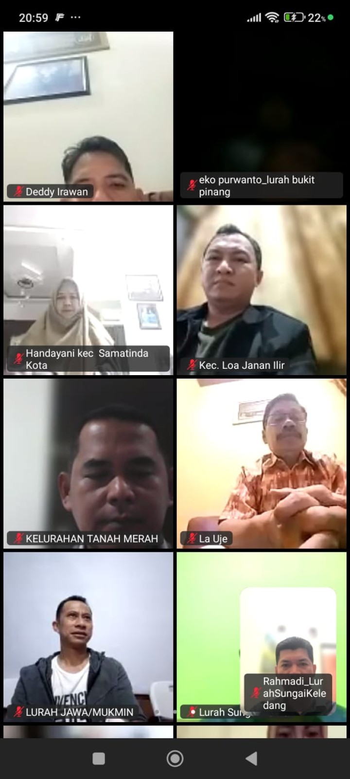 Rapat Koordinasi Pemerintah Kota Samarinda || Senin, 08 Desember 2025