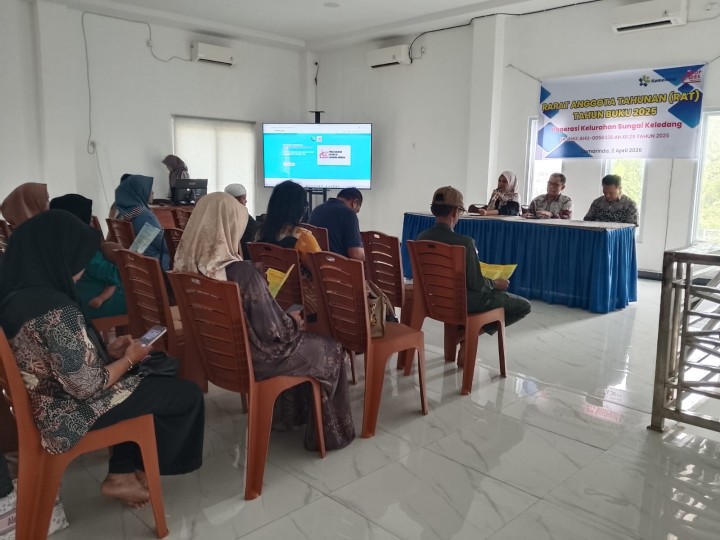 Rapat Anggota Tahunan (RAT) Tahun Buku 2025 Koperasi Kelurahan Merah Putih Sungai Keledang || Kamis, 02 April 2026