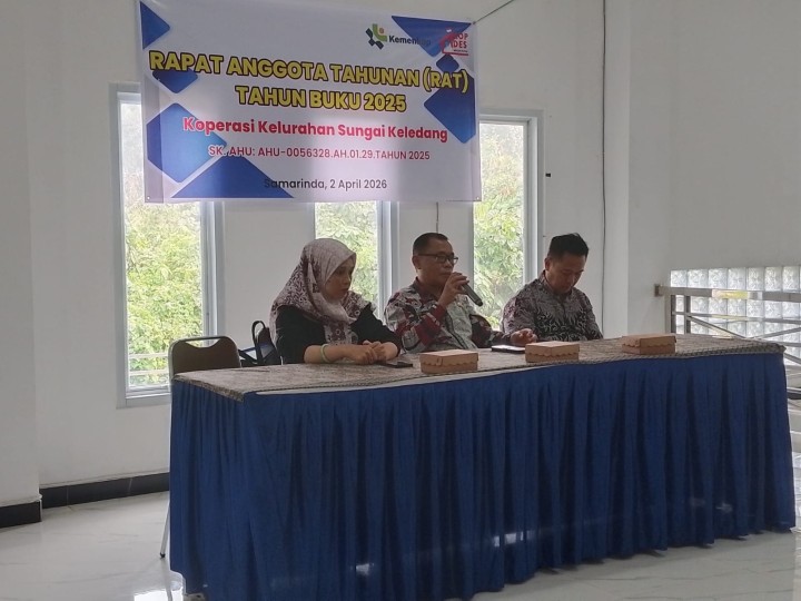 Rapat Anggota Tahunan (RAT) Tahun Buku 2025 Koperasi Kelurahan Merah Putih Sungai Keledang || Kamis, 02 April 2026