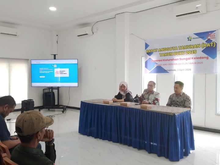 Rapat Anggota Tahunan (RAT) Tahun Buku 2025 Koperasi Kelurahan Merah Putih Sungai Keledang || Kamis, 02 April 2026