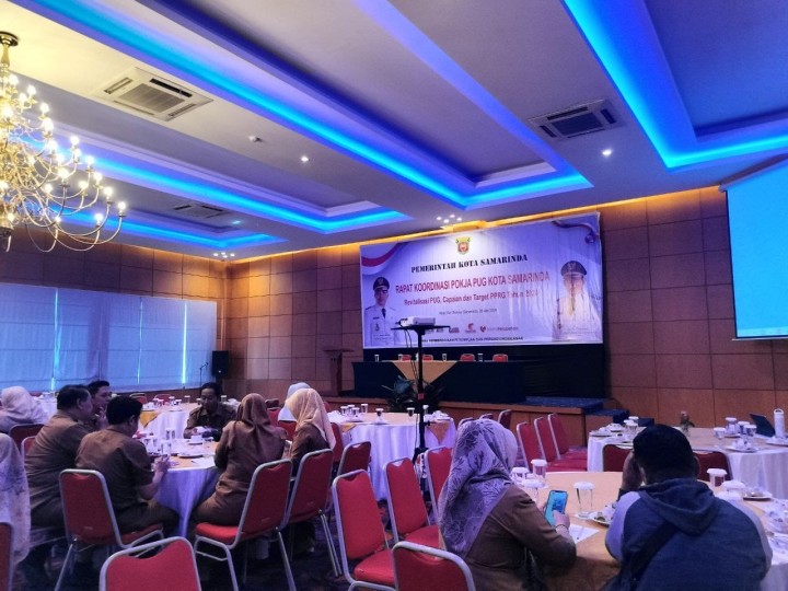 Sekcam Mewakili Camat Sungai Kunjang menghadiri Undangan Rapat Koordinasi POKJA PUG Kota Samarinda Dakam Rangka Revitalisasi PUG, Capaian dan Target PPRG Tahun 2024  pada Senin tanggal 20-5-2024 pukul 09.00 wita s.d Selesai bertempat di Hotel Puri Senyiur