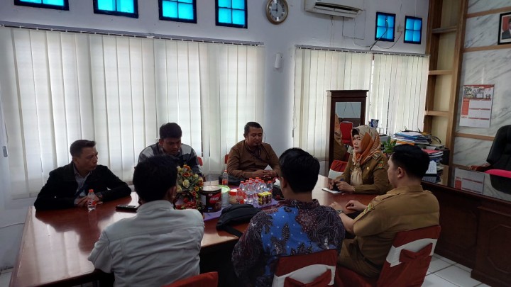 Menerima Kunjungan PPK Komisioner KPU Kecamatan Sungai Kunjang dan Melaksanakan kegiatan  Koordinasi bersama Tim Sekretariat PPK Kecamatan  Sungai Kunjang