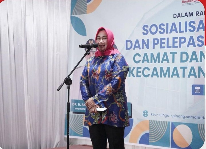 SOSIALISASI PROBEBAYA DAN PELEPASAN PURNA TUGAS CAMAT DAN KASI EKOBANG KECAMATAN SUNGAI PINANG