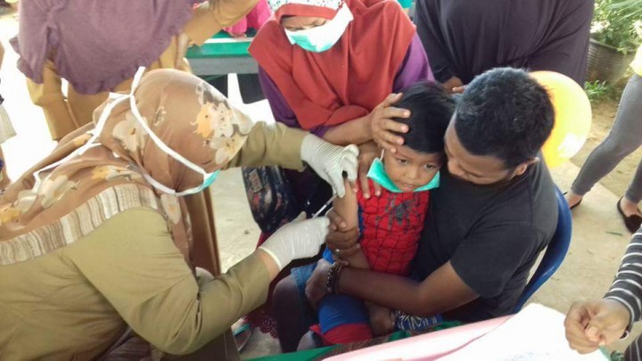 Vaksin Untuk Anak Balita Posyandu Seroja