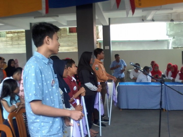 mengikuti kegiatan pelantikan Forum Layak Anak Kecamatan Samarinda Kota