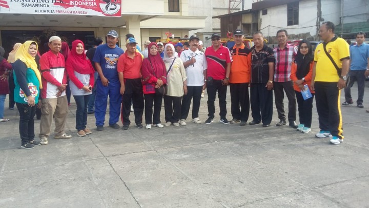 Deklarasi Pemilu Damai PILEG 2019 Kecamatan Samarinda Kota, Kecamatan Sambutan,Kecamatan Samarinda Ilir hari jum'at 14 september 2018