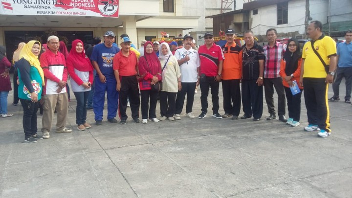 Deklarasi Pemilu Damai PILEG 2019 Kecamatan Samarinda Kota, Kecamatan Sambutan,Kecamatan Samarinda Ilir hari jum'at 14 september 2018