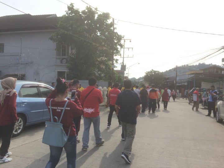 Deklarasi Pemilu Damai PILEG 2019 Kecamatan Samarinda Kota, Kecamatan Sambutan,Kecamatan Samarinda Ilir hari jum'at 14 september 2018