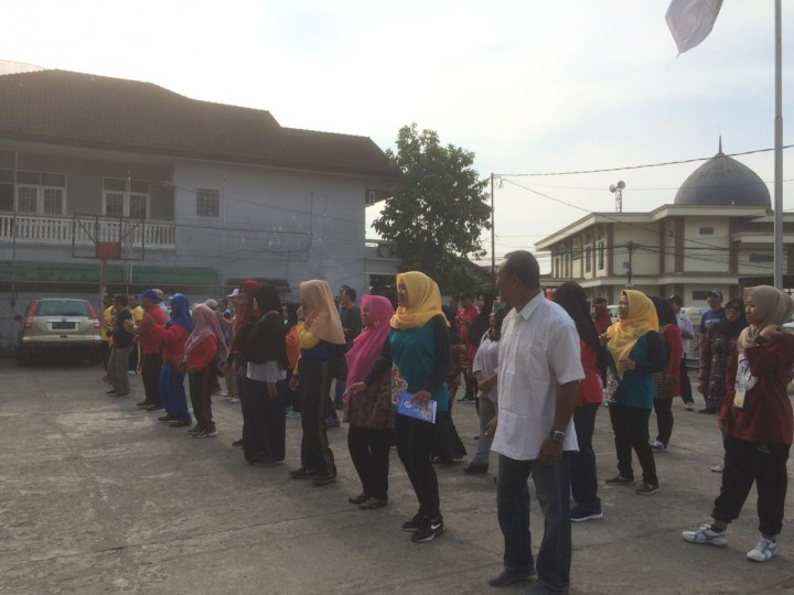 Deklarasi Pemilu Damai PILEG 2019 Kecamatan Samarinda Kota, Kecamatan Sambutan,Kecamatan Samarinda Ilir hari jum'at 14 september 2018