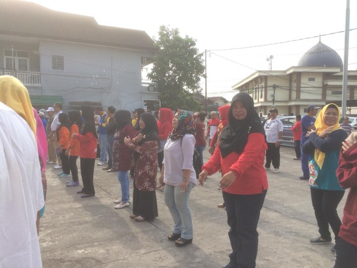 Deklarasi Pemilu Damai PILEG 2019 Kecamatan Samarinda Kota, Kecamatan Sambutan,Kecamatan Samarinda Ilir hari jum'at 14 september 2018