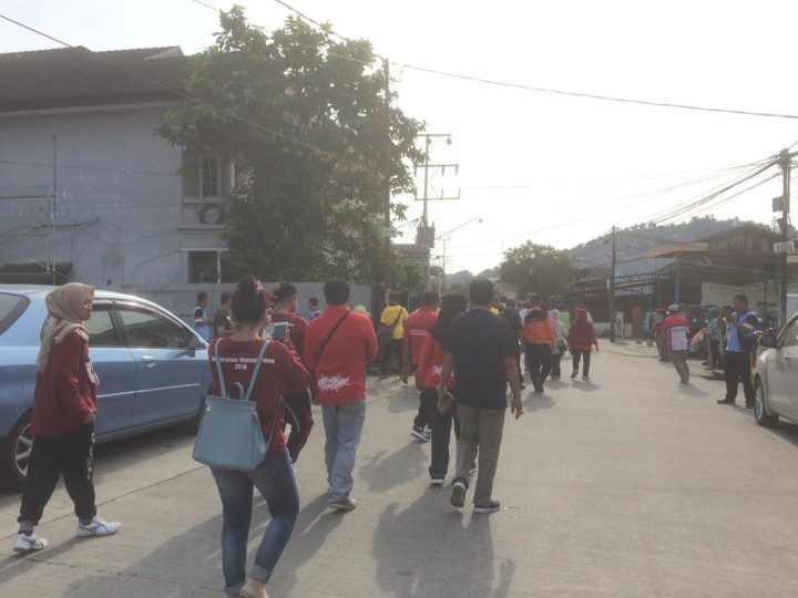 Deklarasi Pemilu Damai PILEG 2019 Kecamatan Samarinda Kota, Kecamatan Sambutan,Kecamatan Samarinda Ilir hari jum'at 14 september 2018