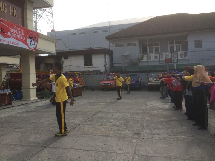 Deklarasi Pemilu Damai PILEG 2019 Kecamatan Samarinda Kota, Kecamatan Sambutan,Kecamatan Samarinda Ilir hari jum'at 14 september 2018