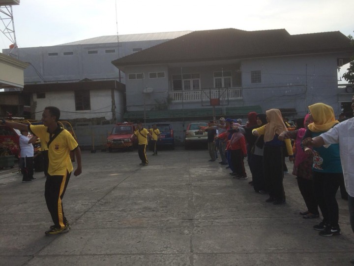 Deklarasi Pemilu Damai PILEG 2019 Kecamatan Samarinda Kota, Kecamatan Sambutan,Kecamatan Samarinda Ilir hari jum'at 14 september 2018