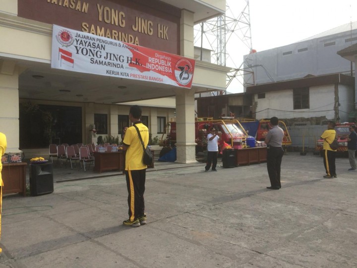 Deklarasi Pemilu Damai PILEG 2019 Kecamatan Samarinda Kota, Kecamatan Sambutan,Kecamatan Samarinda Ilir hari jum'at 14 september 2018