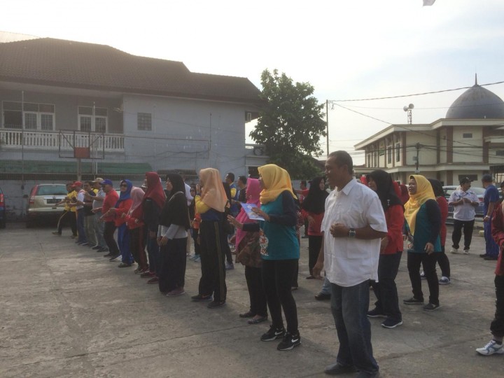 Deklarasi Pemilu Damai PILEG 2019 Kecamatan Samarinda Kota, Kecamatan Sambutan,Kecamatan Samarinda Ilir hari jum'at 14 september 2018
