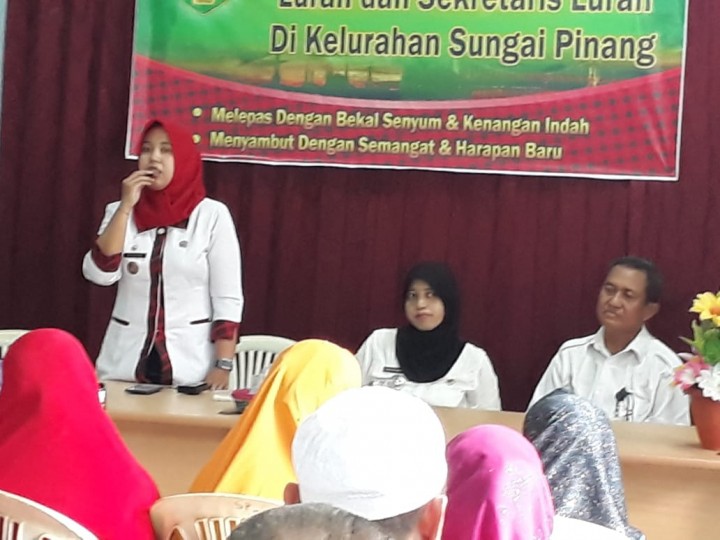 Pisah Sambut Lurah Sungai Pinang Luar (Tanggal 3  Oktober 2018 )