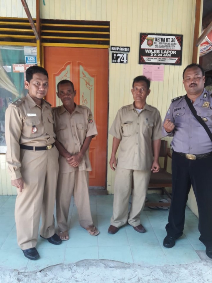 Kunjungan Bapak Lurah Drs. ABDULLAH ,M.Pd ke Wilayah Gang Tanjung