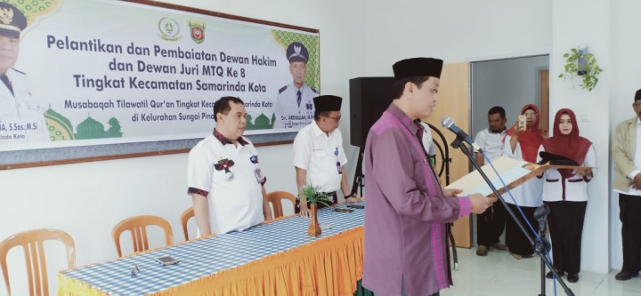 Pelaksanaan MTQ TK Kecamatan Samarinda Kota di Kelurahan Sungai Pinang Luar  Ke. 8