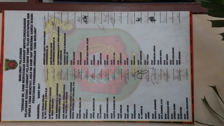 Maklumat Pelayanan Kecamatan Sungai Pinang
