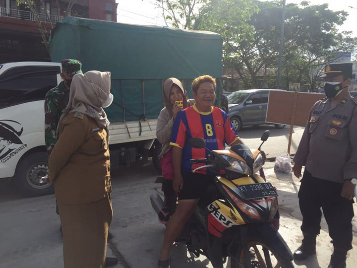 Operasi Yustisi Covid - 19 di Wilayah Kecamatan Sungai Pinang