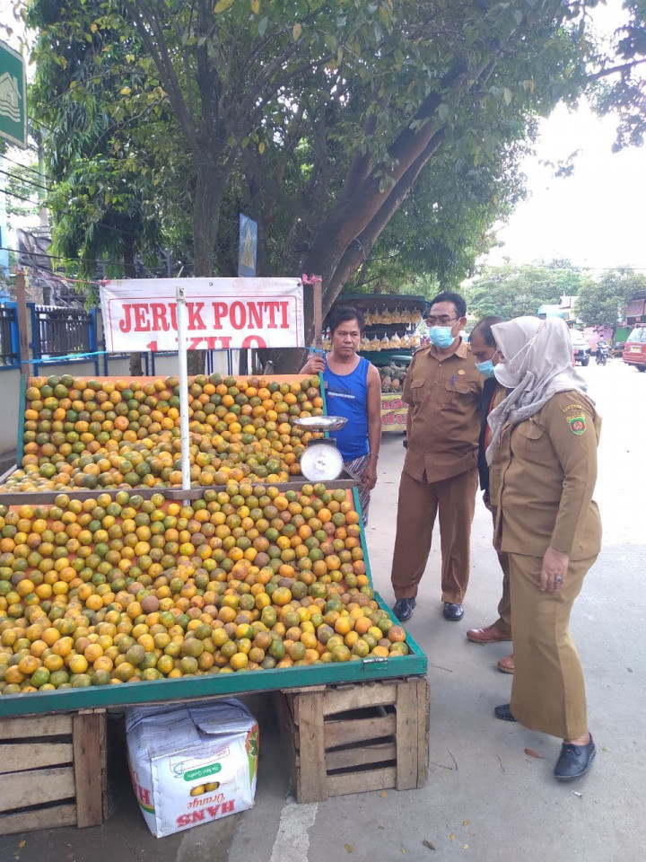 Razia PKL (Pedagang Kaki Lima) di Wilayah Kecamatan Sungai Pinang