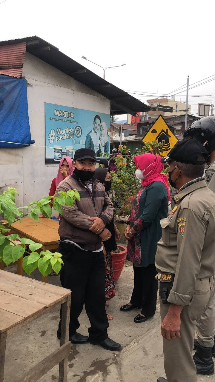 Razia PKL (Pedagang Kaki Lima) di Wilayah Kecamatan Sungai Pinang
