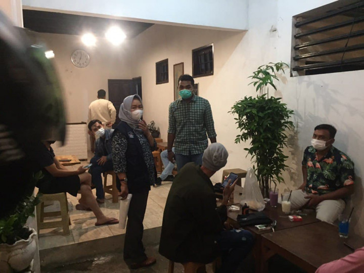 Kegiatan Razia Pemberlakukan PPKM di Wilayah Kecamatan Sungai Pinang